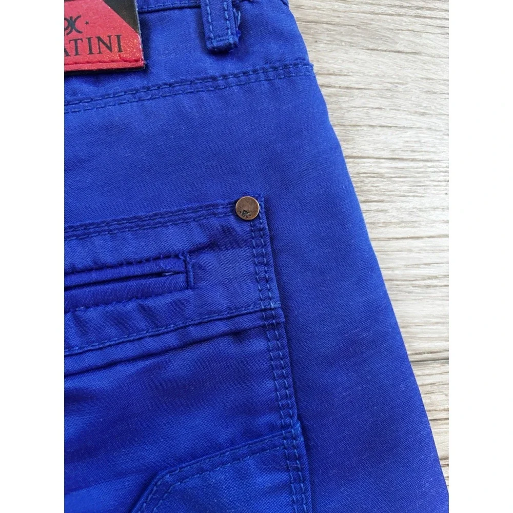 Platini Men's Royal Blue Western-inspired Straight Leg Pants Size 34 *READ